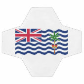 英領インド洋地域の旗 サッカーボール (フラット)