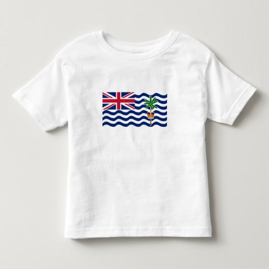 英領インド洋地域の旗 トドラーTシャツ (正面)