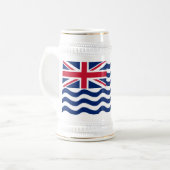 英領インド洋地域の旗 ビールジョッキ (正面左)