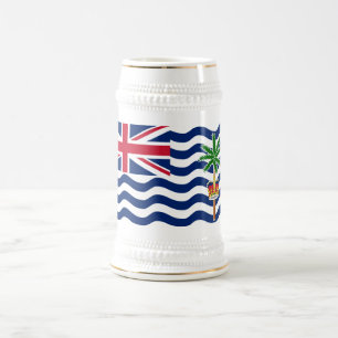 英領インド洋地域の旗 ビールジョッキ