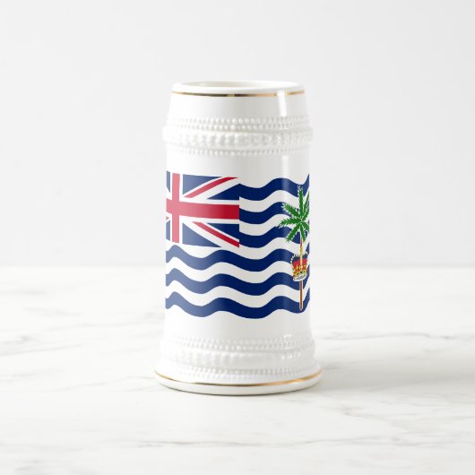英領インド洋地域の旗 ビールジョッキ (中央)