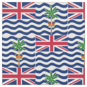 英領インド洋地域の旗 ファブリック (クローズアップ)