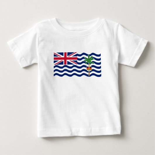 英領インド洋地域の旗 ベビーTシャツ (正面)