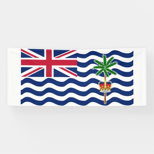 英領インド洋地域の旗 横断幕 (横)