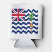 英領インド洋地域の旗 缶クーラー (正面)