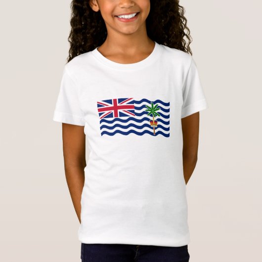 英領インド洋地域の旗 Tシャツ (正面)