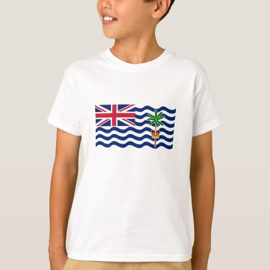 英領インド洋地域の旗 Tシャツ (正面)