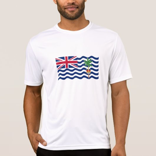 英領インド洋地域の旗 Tシャツ (正面)