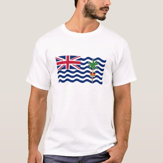 英領インド洋地域の旗 Tシャツ (正面)