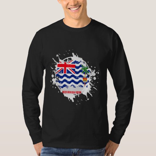 英領インド洋地域 スプラッシュ Tシャツ (正面)