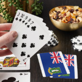 英領バージン諸島の国民の世界の旗 トランプ (インサイチュ)