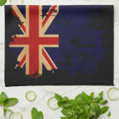 英領バージン諸島の旗 キッチンタオル (折り畳み)