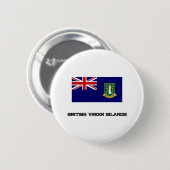英領バージン諸島の旗 缶バッジ (正面&裏面)