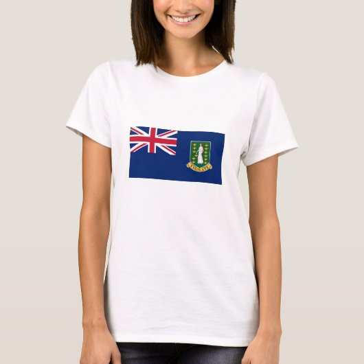 英領バージン諸島の旗 Tシャツ (正面)