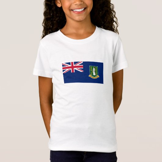 英領バージン諸島の旗 Tシャツ (正面)