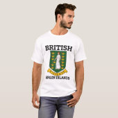 英領バージン諸島の紋章 Tシャツ (正面フル)