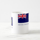 英領バージン諸島は名前と印を付けます コーヒーマグカップ (中央)