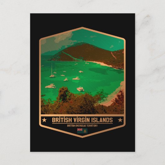 英領バージン諸島 ポストカード (正面)