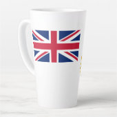 英領南極地域の旗 カフェラテマグ (左アングル)