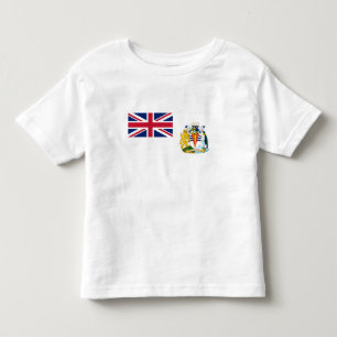 英領南極地域の旗 トドラーTシャツ