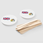 英領南極地域の旗 ハンドファン (組立なし)