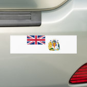 英領南極地域の旗 バンパーステッカー (車上)