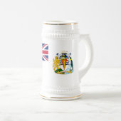 英領南極地域の旗 ビールジョッキ (正面右)