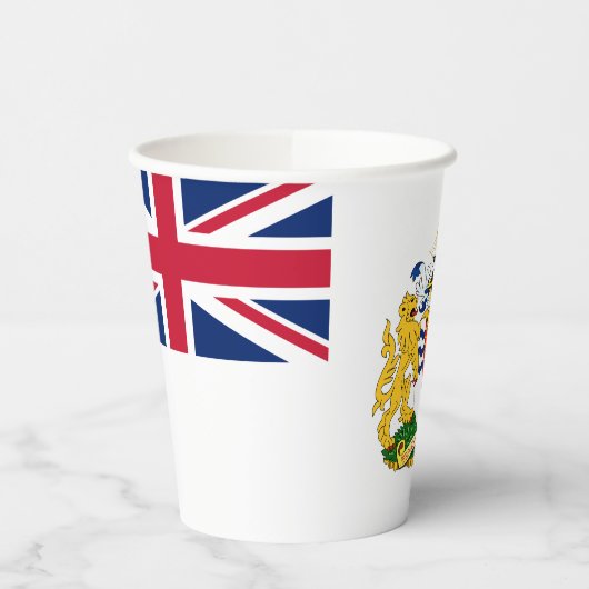 英領南極地域の旗 紙コップ (左)
