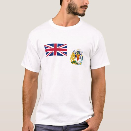 英領南極地域の旗 Tシャツ (正面)