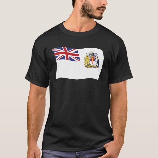 英領南極旗シャツ Tシャツ (正面)