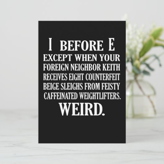 英風変わり語先生文教え法 サンキューカード (スタンド正面)