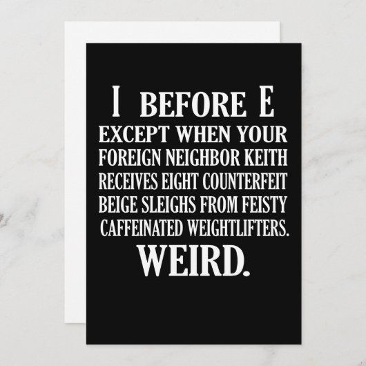 英風変わり語先生文教え法 サンキューカード (正面/裏面)