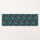 茂みにさくらんぼトマトをパターン化する ヨガマット (正面(横))