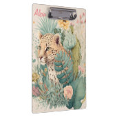 茂みのの後ろのヒョウカスタム クリップボード (右)