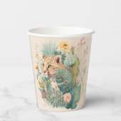 茂みのの後ろのヒョウカスタム 紙コップ (裏面)