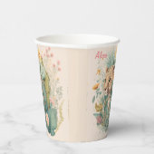 茂みのの後ろのヒョウカスタム 紙コップ (右)