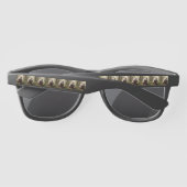 「茂みの中に隠れ：野生のオージー・ウォンバット」 サングラス (裏面)