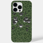 茂みの中のアライグマ家族 Case-Mate iPhoneケース (裏面)
