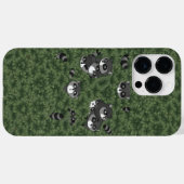 茂みの中のアライグマ家族 Case-Mate iPhoneケース (裏面 (横))