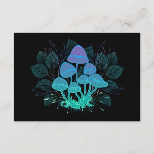 茂みの中のトアドストール エンクロージャーカード (正面)