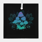 茂みの中のトアドストール ガラスオーナメント (裏面)