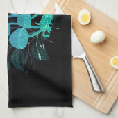 茂みの中のトアドストール キッチンタオル (四つ折り)