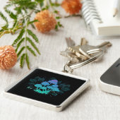 茂みの中のトアドストール キーホルダー (側面)