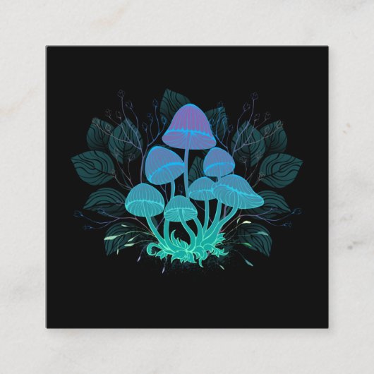 茂みの中のトアドストール コーリングカード (正面)