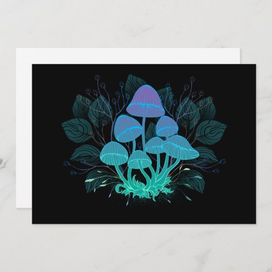 茂みの中のトアドストール シーズンカード (正面/裏面)