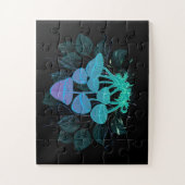 茂みの中のトアドストール ジグソーパズル (縦)