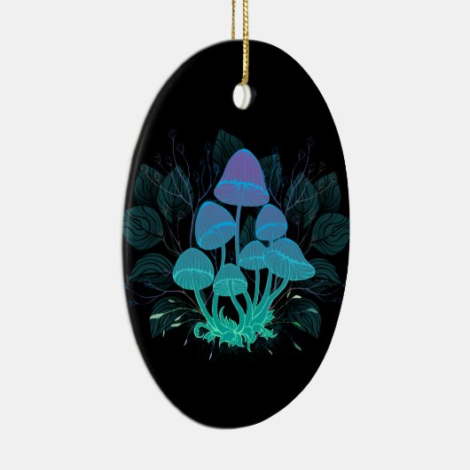 茂みの中のトアドストール セラミックオーナメント (右)