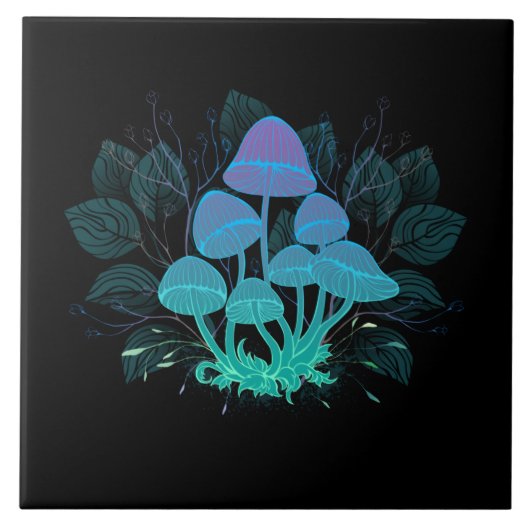 茂みの中のトアドストール タイル (正面)