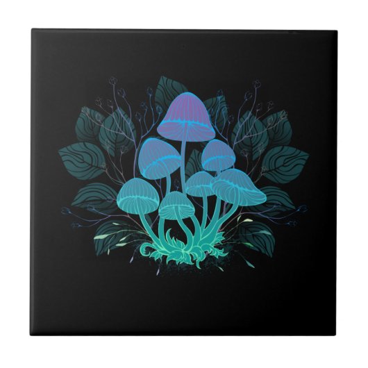 茂みの中のトアドストール タイル (正面)