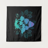 茂みの中のトアドストール タペストリー (正面(横))